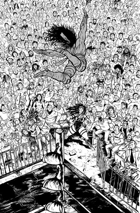 Do A Powerbomb Black And White #1