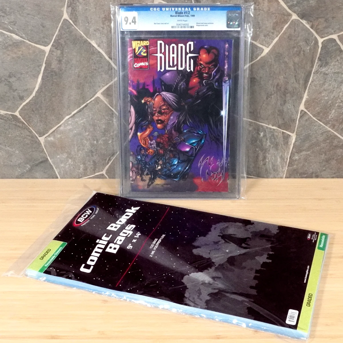 Resealable Bag for Graded Comics - 9 X 14