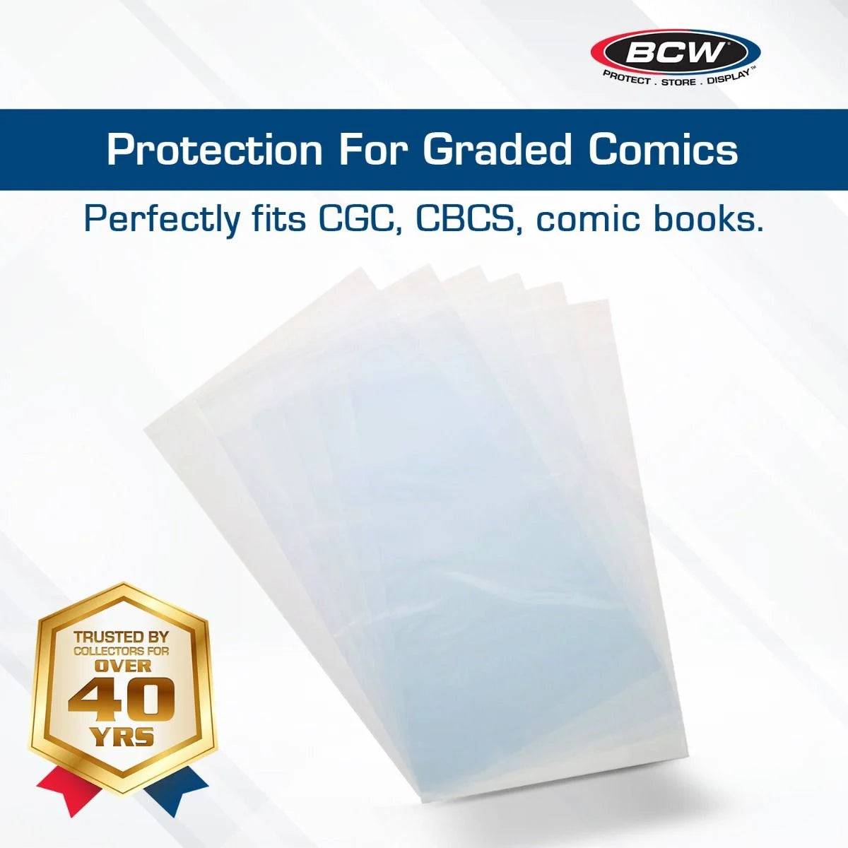 Resealable Bag for Graded Comics - 9 X 14