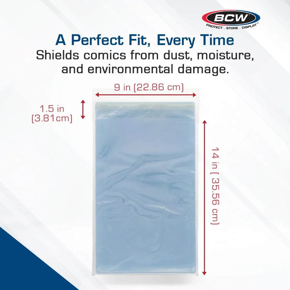 Resealable Bag for Graded Comics - 9 X 14