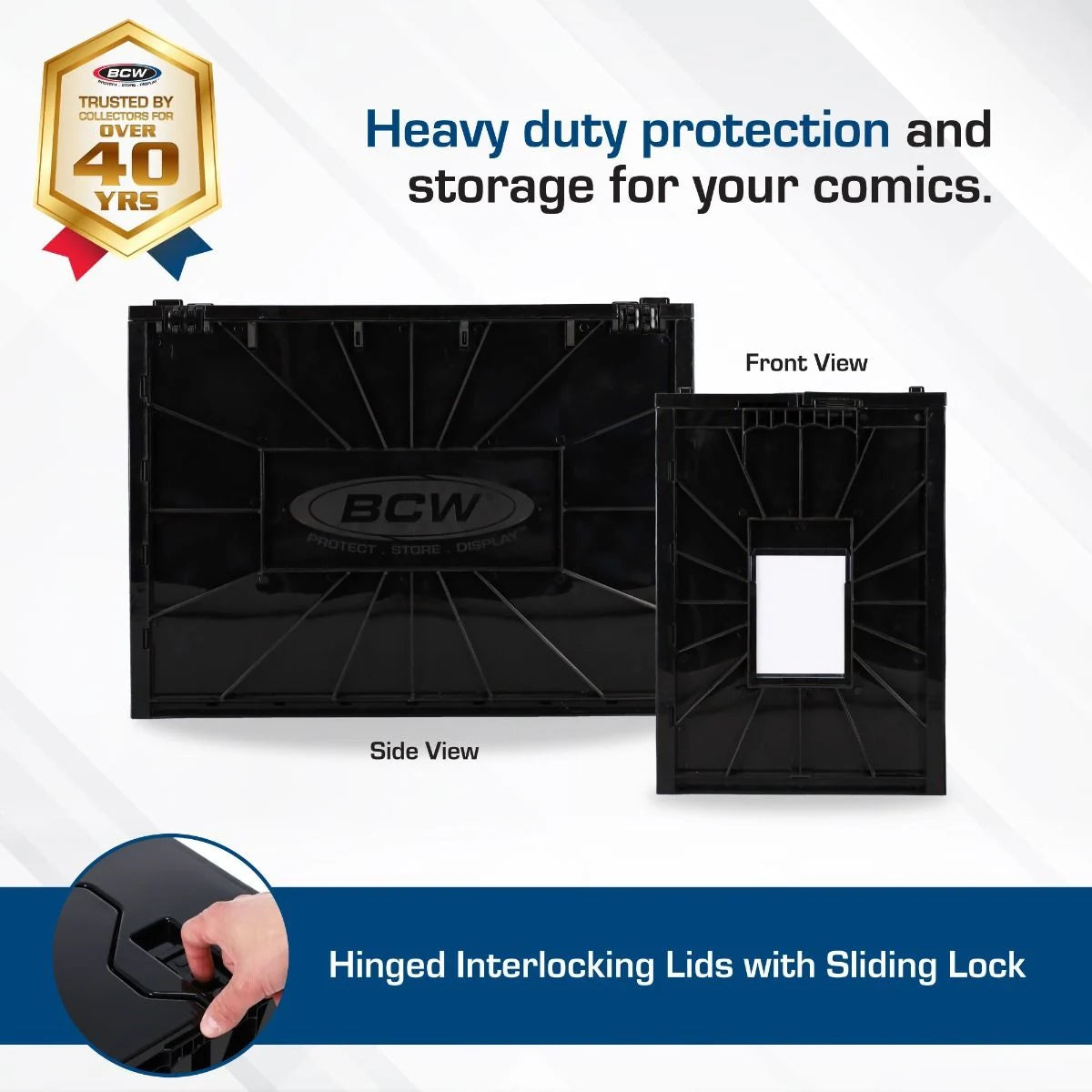 Graded Comic Book Bin - Black