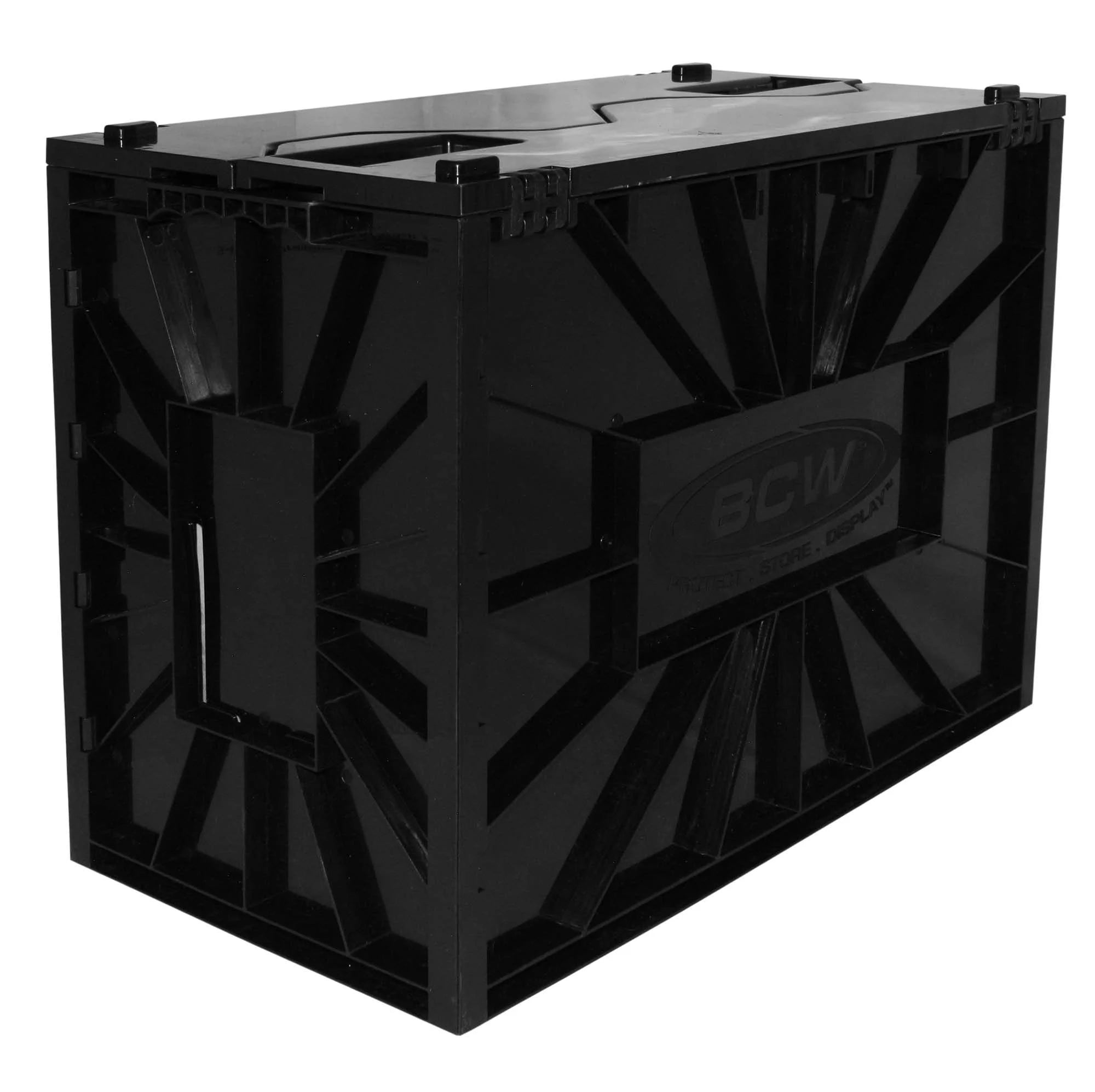 Short Comic Book Plastic Bin - Black