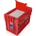 Short Comic Book Plastic Bin - Red