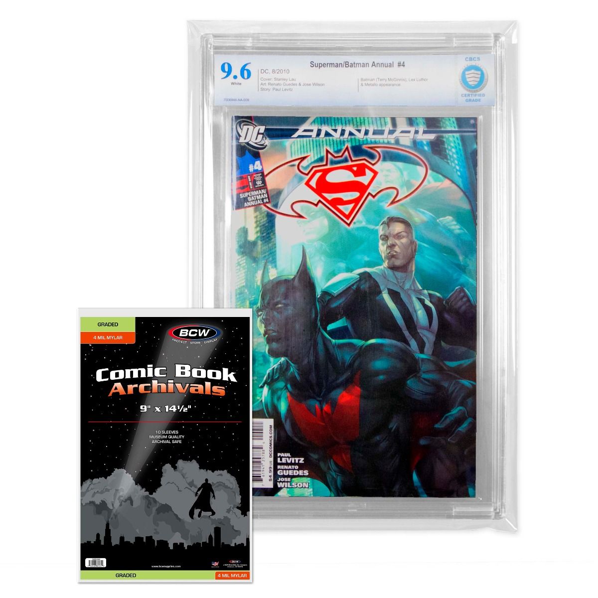 Graded Comic Mylar Sleeve - 4 MIL