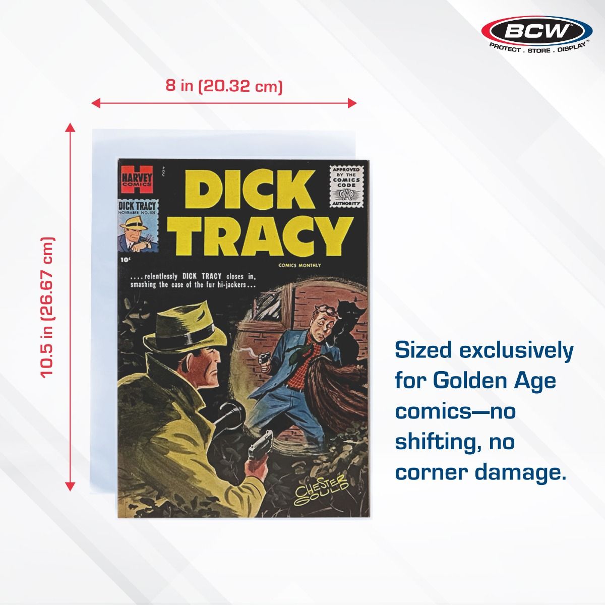 Golden Comic Mylar Archivals - 2 MIL