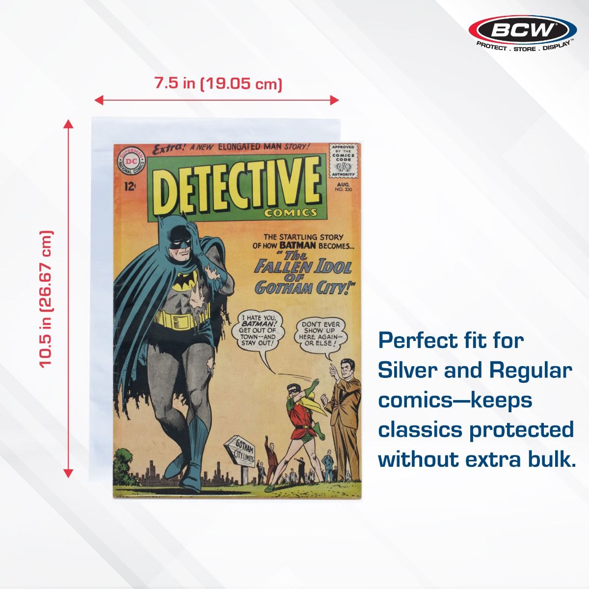Silver/Regular Comic Mylar Archivals - 4 MIL