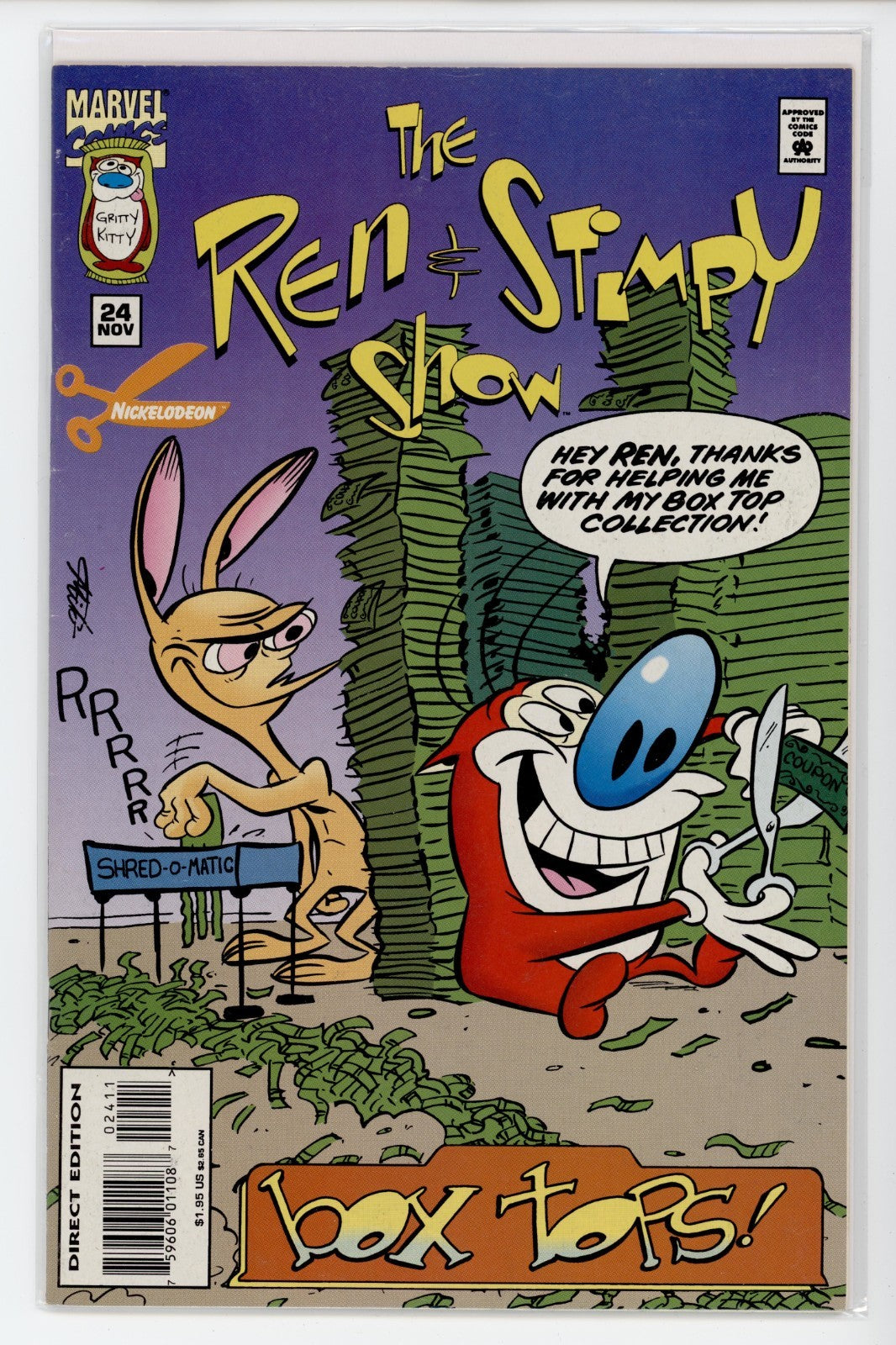Ren And Stimpy Show Marvel Comic #21-30 Lot of 10 total NM
