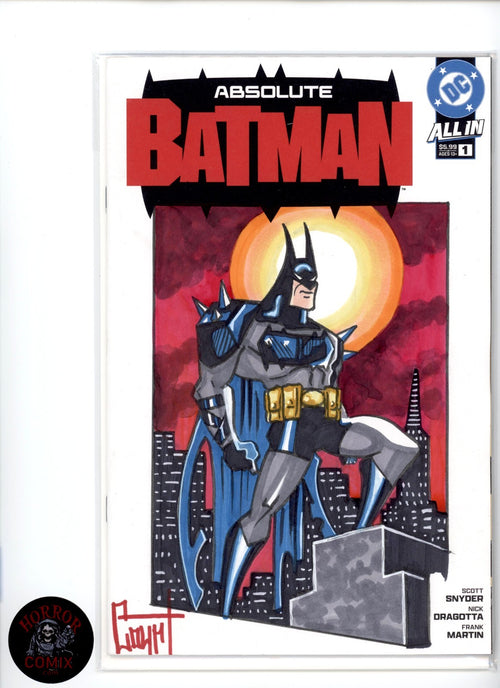 ABSOLUTE BATMAN #1 Blank VARIANT w/ BATMAN ADVENTURES SKETCH BY JESSICA COURT