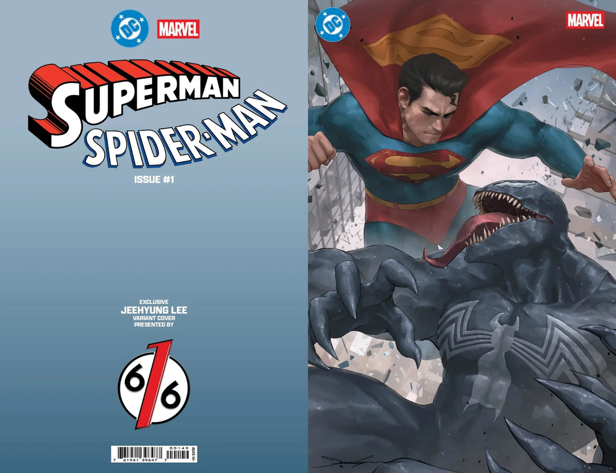 DC/Marvel: Superman/Spider-Man #1 - FOIL -  JeeHyung Lee Virgin Variant LTD 1000