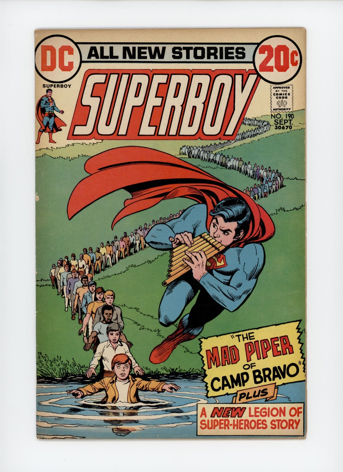 Superboy DC Comic LOT x5 - #189 #190 #192 #193 #195 FN-VF - 1972-1973