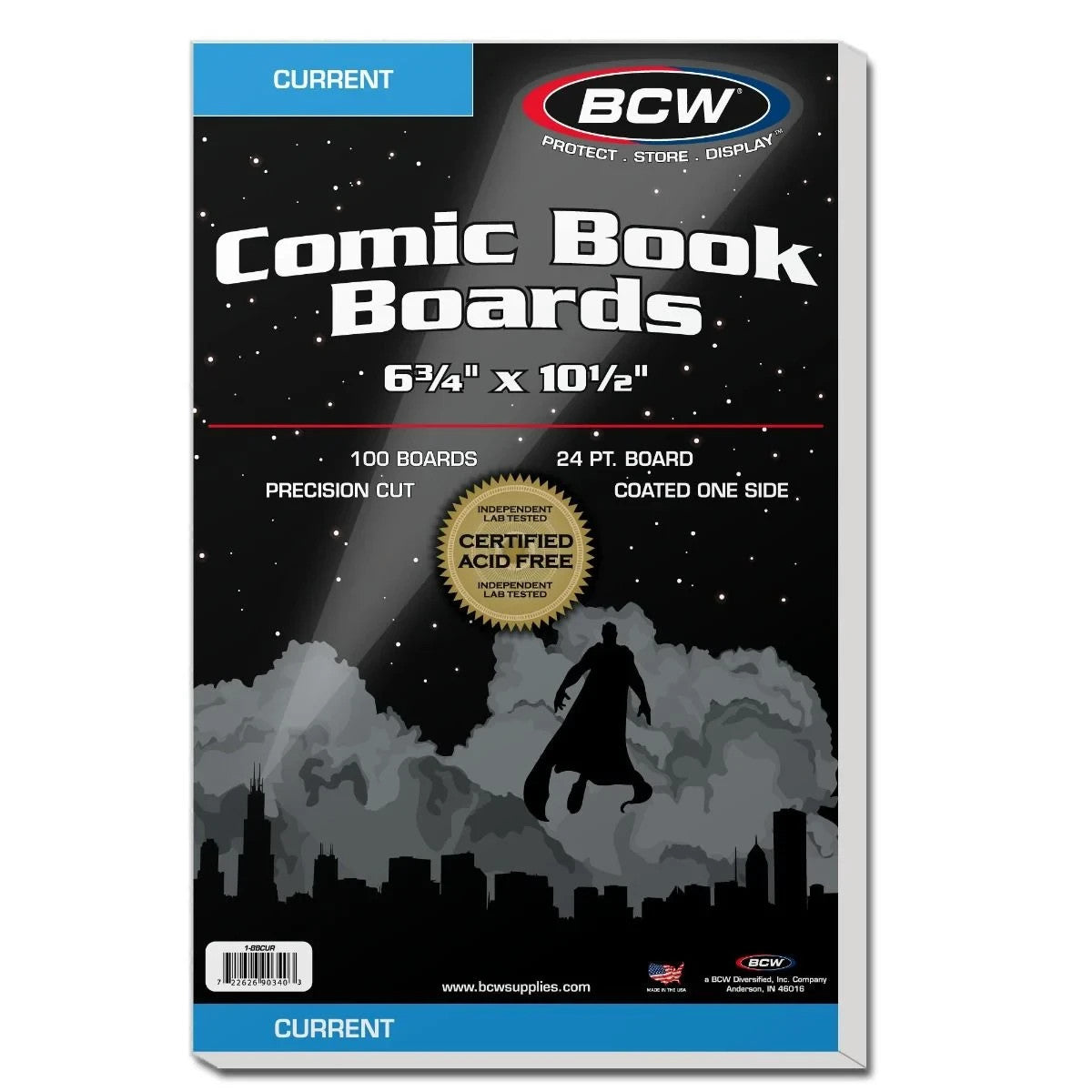 BCW - Resealable Current/Modern Comic Bags + Boards - Multiple Quantities
