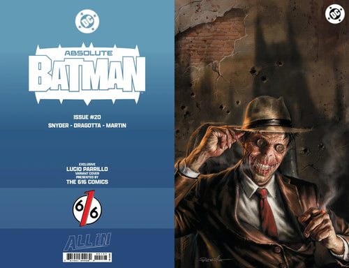 ABSOLUTE BATMAN #20 LUCIO PARRILLO Virgin Variant B LTD 1000 - 2026
