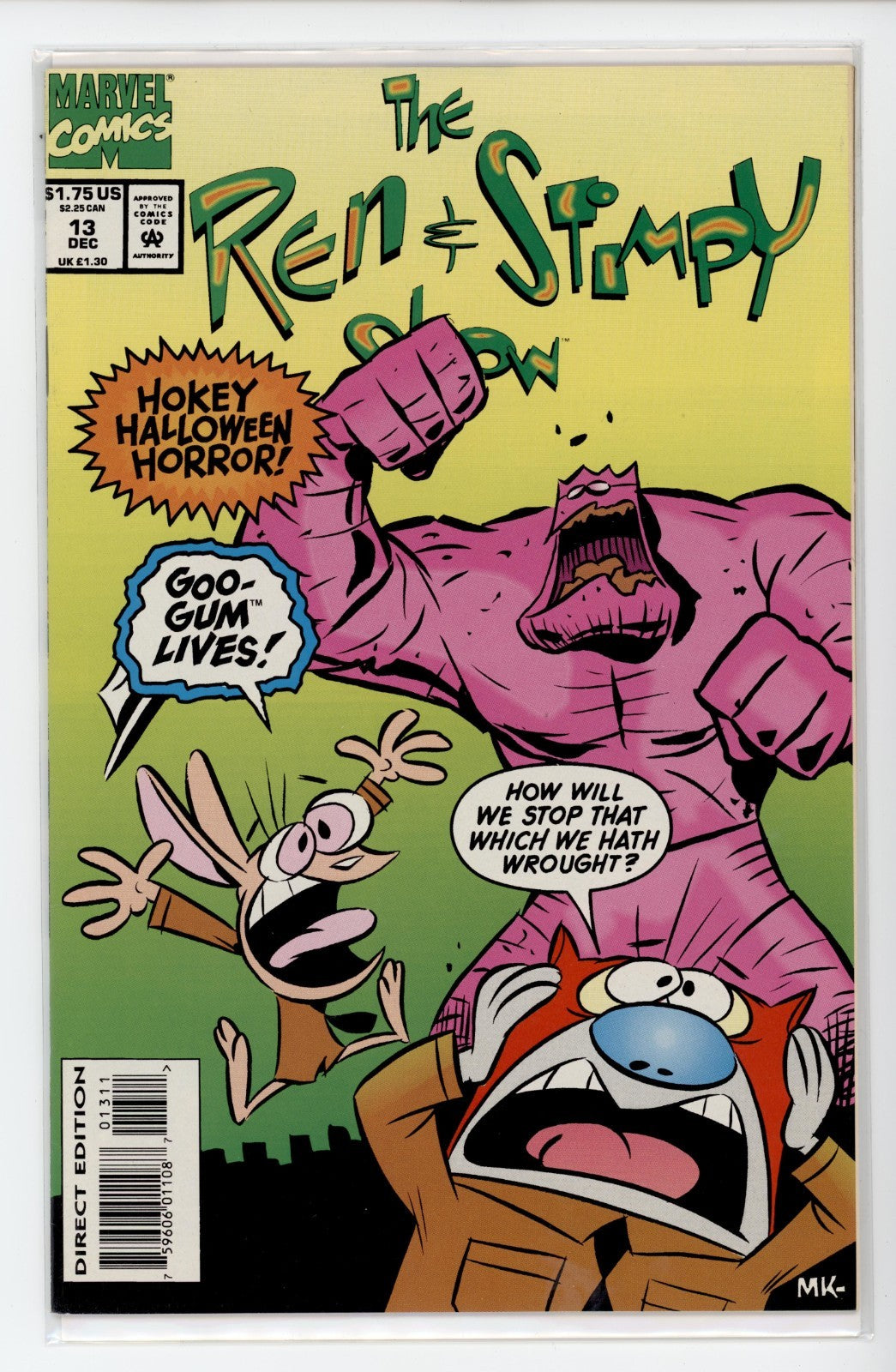 Ren And Stimpy Show Marvel Comic #11 - 20 Lot of 10 total NM