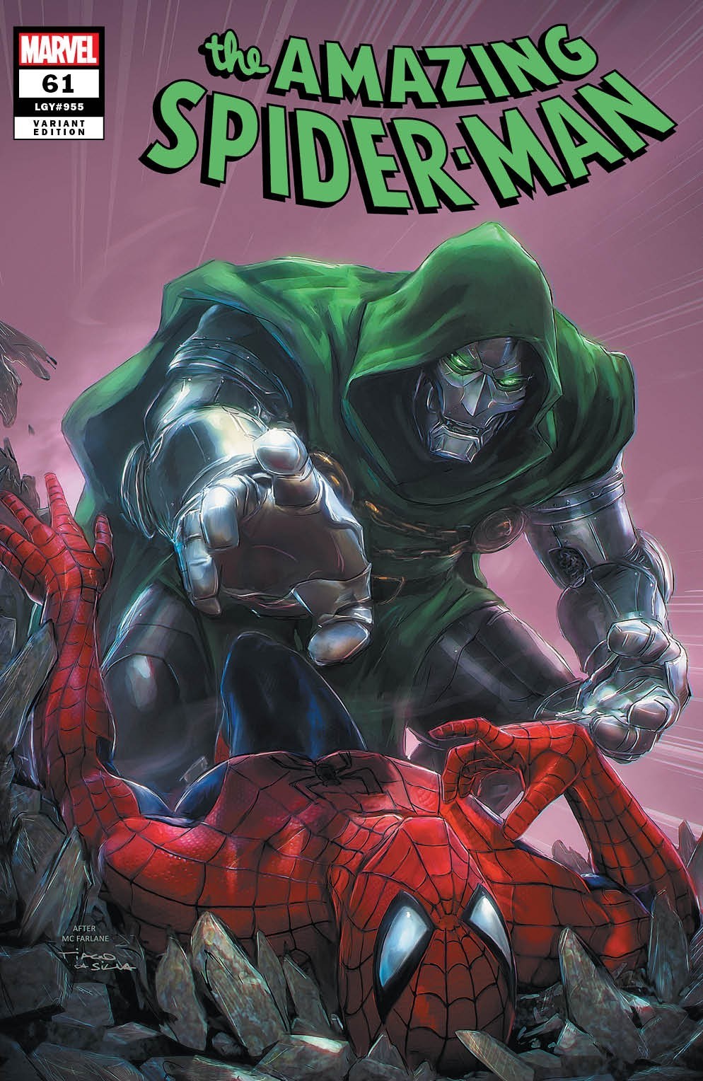 AMAZING SPIDER-MAN #61 TIAGO DA SILVA Trade Dress Variant A Limited 3000 - 2024