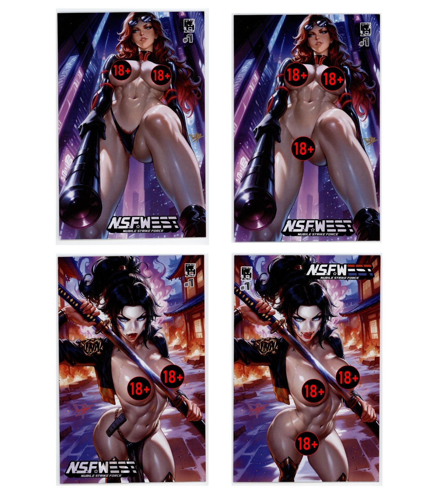 N.S.F.West #1 (PUBLISHER EXCLUSIVE EDITIONS) Sweet & Spicy 4 Covers 2026 NSFWEST
