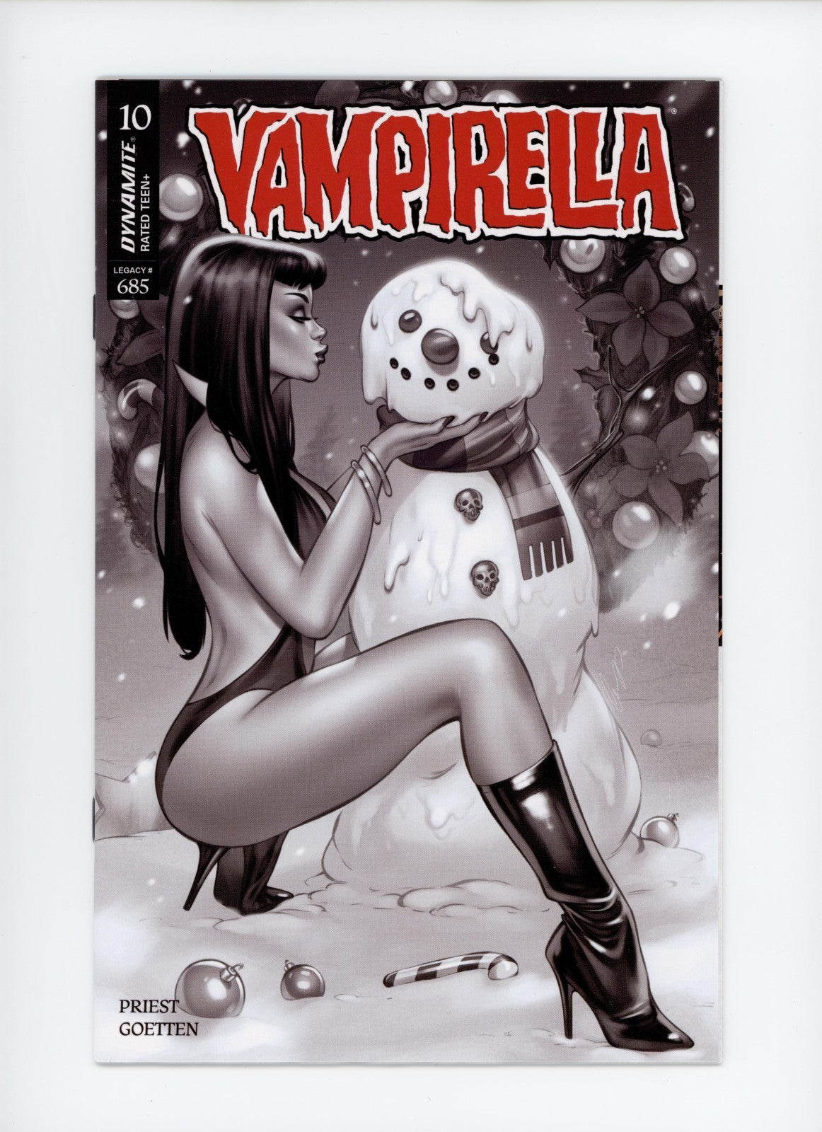 Vampirella #10 N Legacy 685 Parrillo B&W Variant Cover 2026