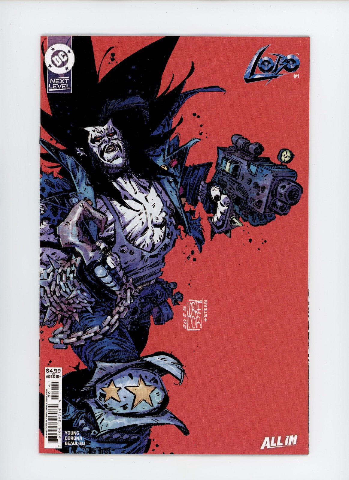Lobo 1D Jorge Corona Next Level Card Stock Variant DC Comics - 2026