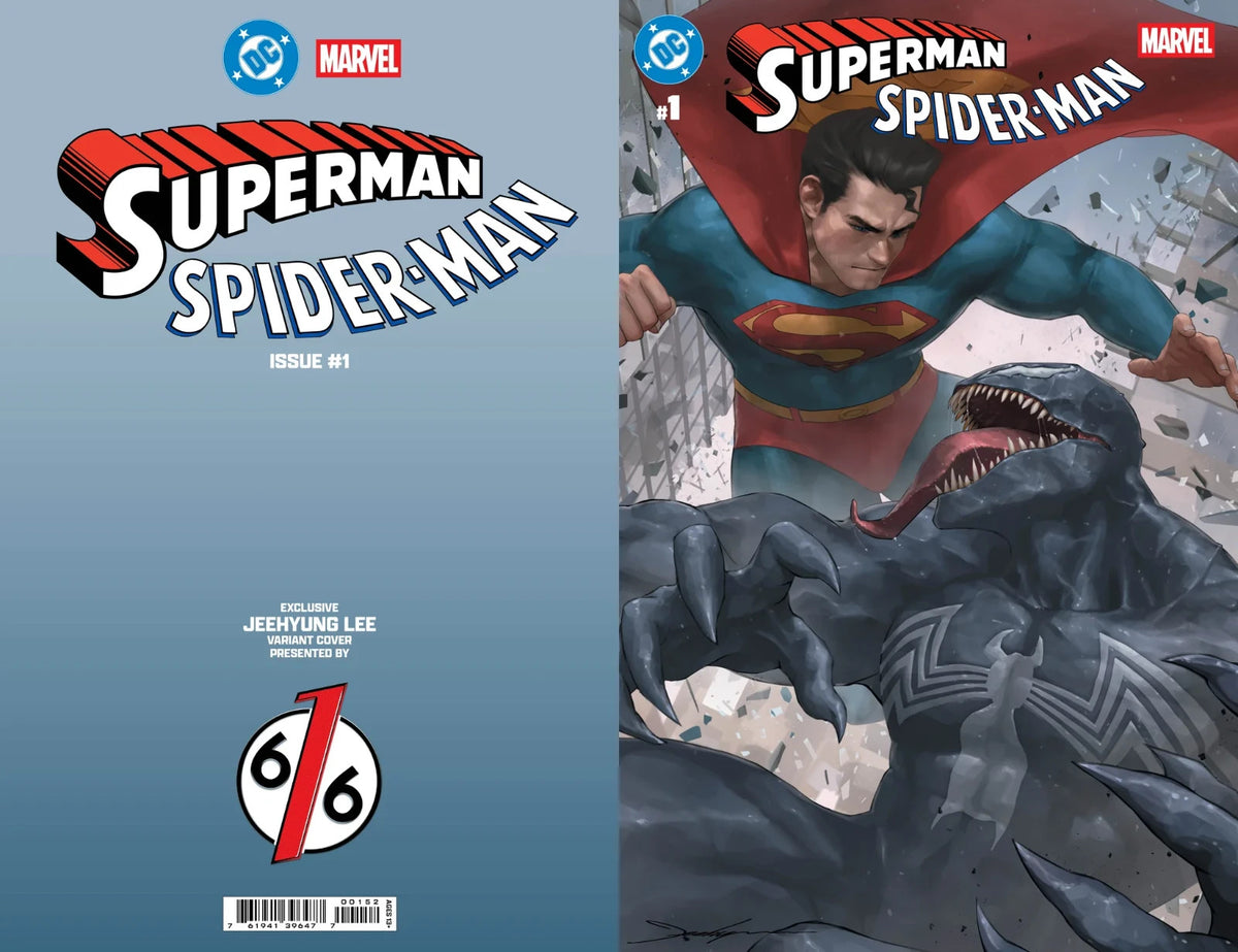 DC/Marvel: Superman/Spider-Man #1 -  JeeHyung Lee Trade/Dress Variant LTD 3000