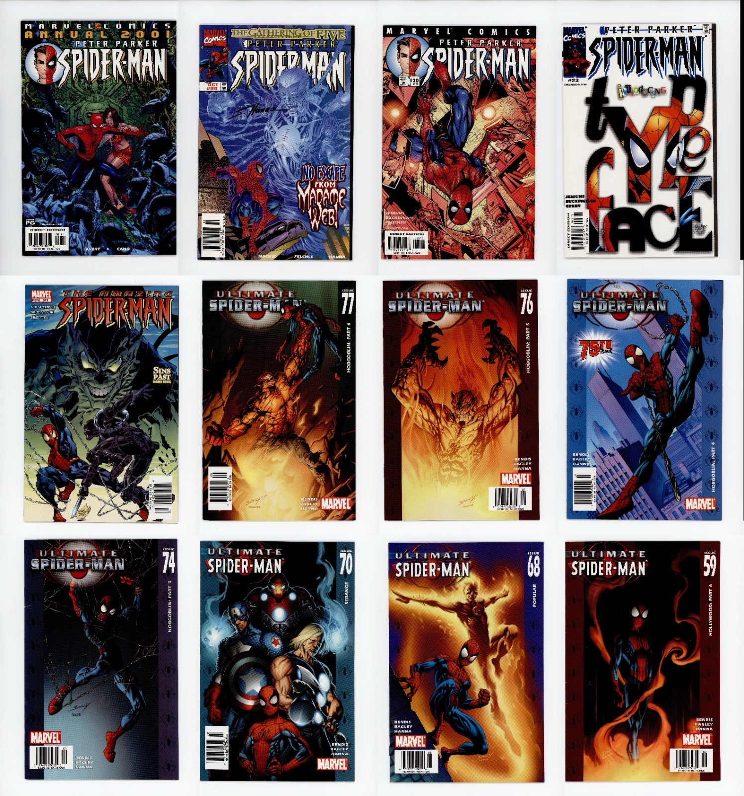 x20 Spider-Man Lot of Comic Books - Marvel Comics