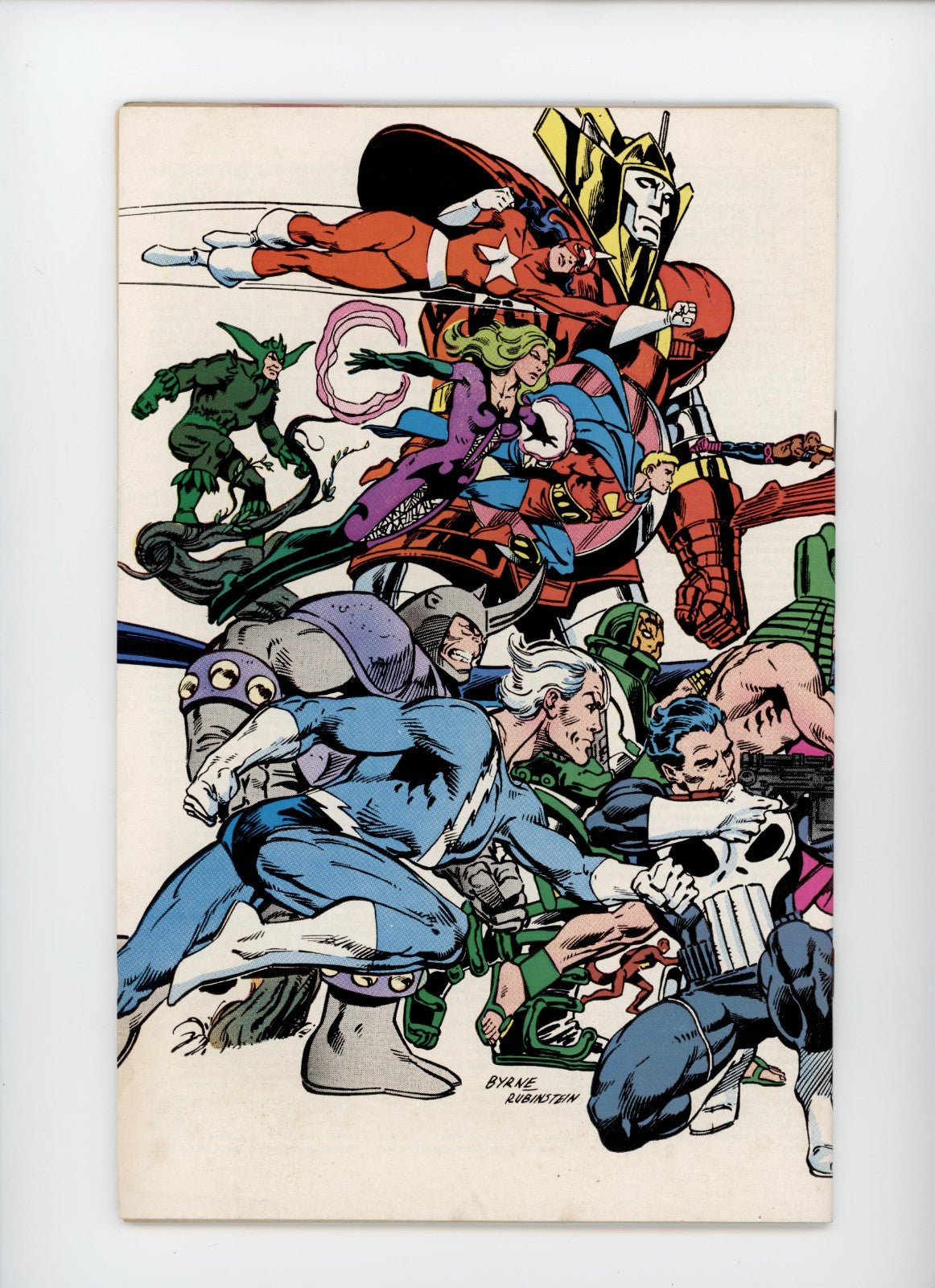 Official Handbook of the Marvel Universe Lot #7-10 & 12 Wraparound cover 1986