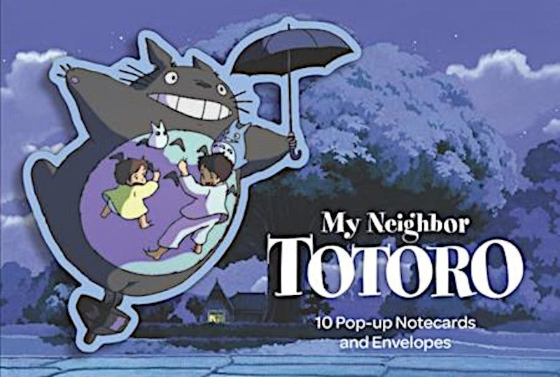 STUDIO GHIBLI MY NEIGHBOR TOTORO POP-UP 10 NOTECARDS & ENVELOPES
