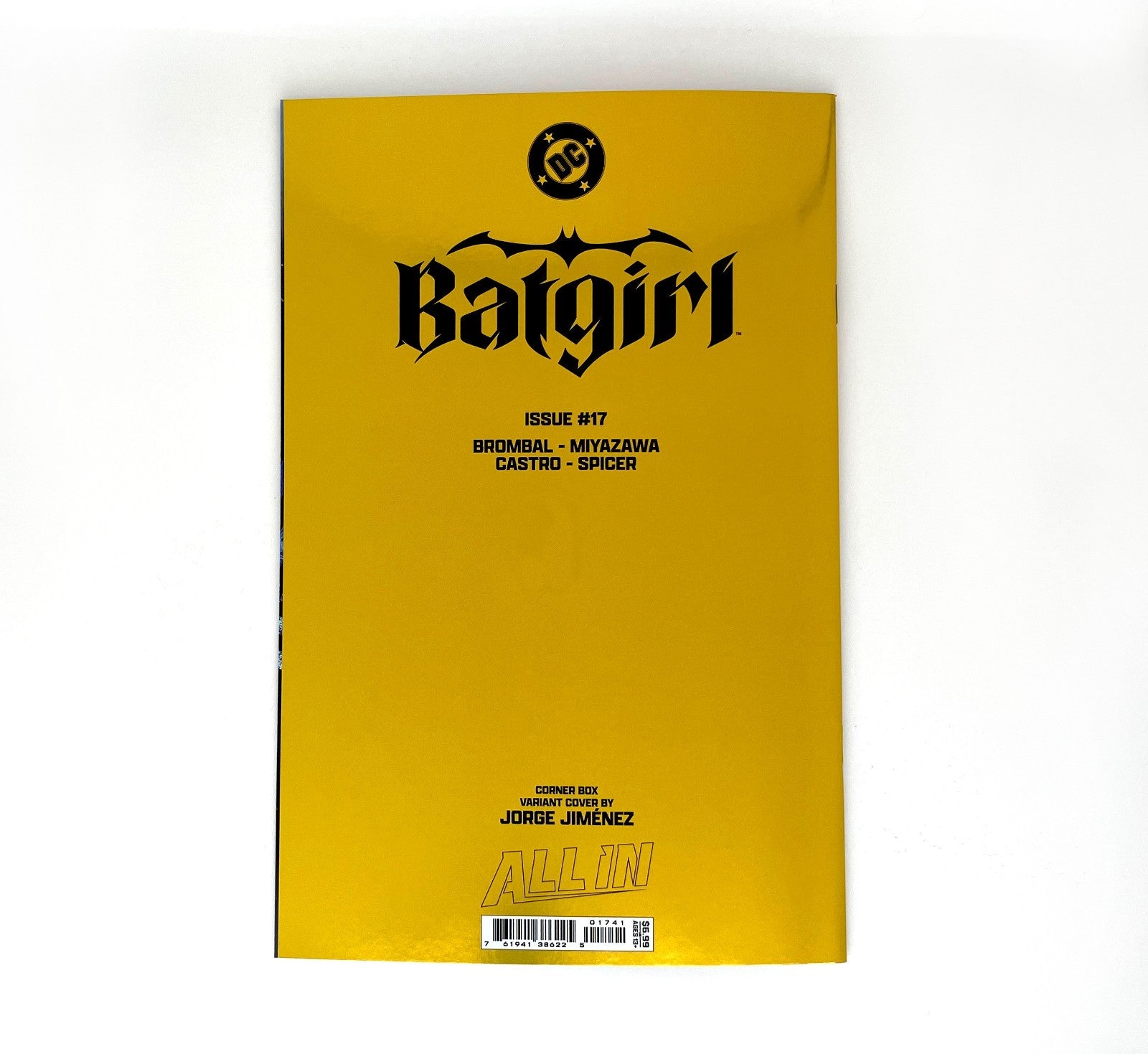 Batgirl #17D Jorge Jimenez Corner Box Spot FOIL Variant DC Comics - 2026
