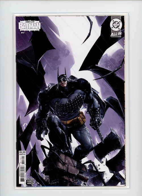 ABSOLUTE BATMAN #17B Clayton Crain Card Stock DC Comics 2026