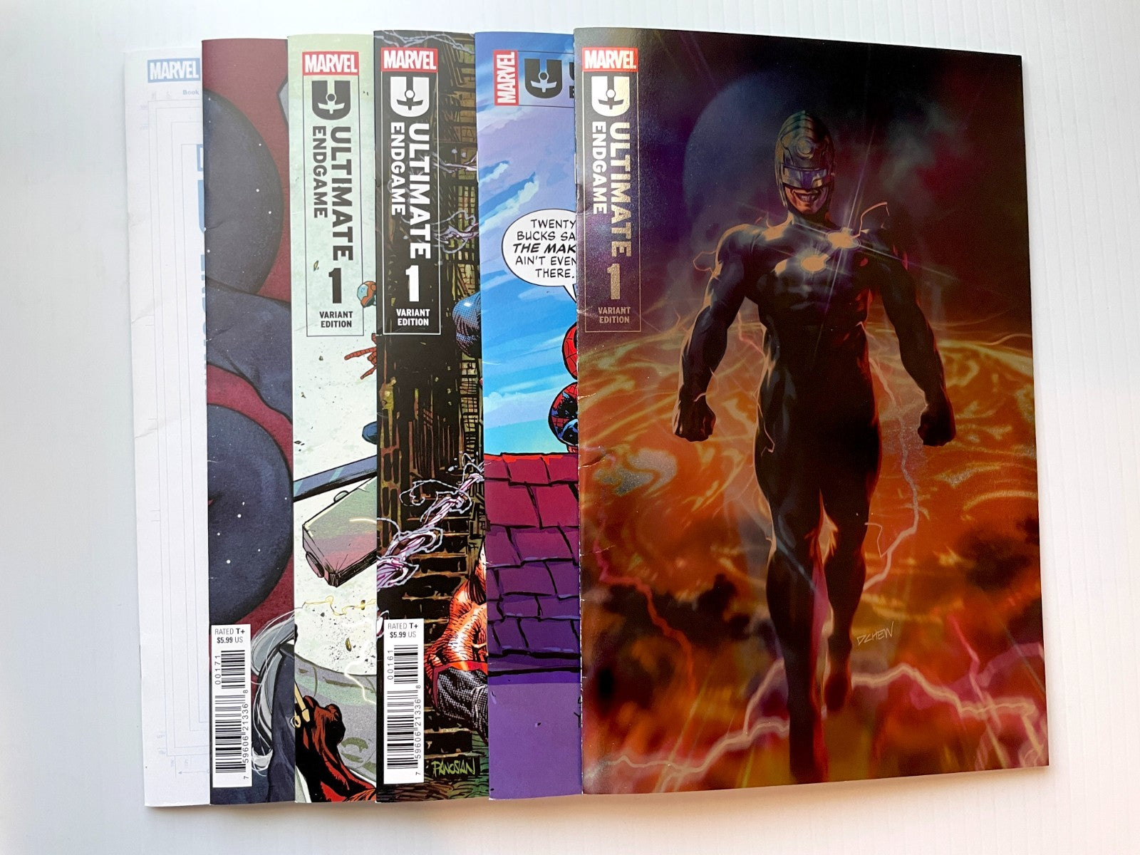 Ultimate Endgame #1 Variant Lot (6) Bland Bag Books B Foil, C, E, F, G, H - 2025
