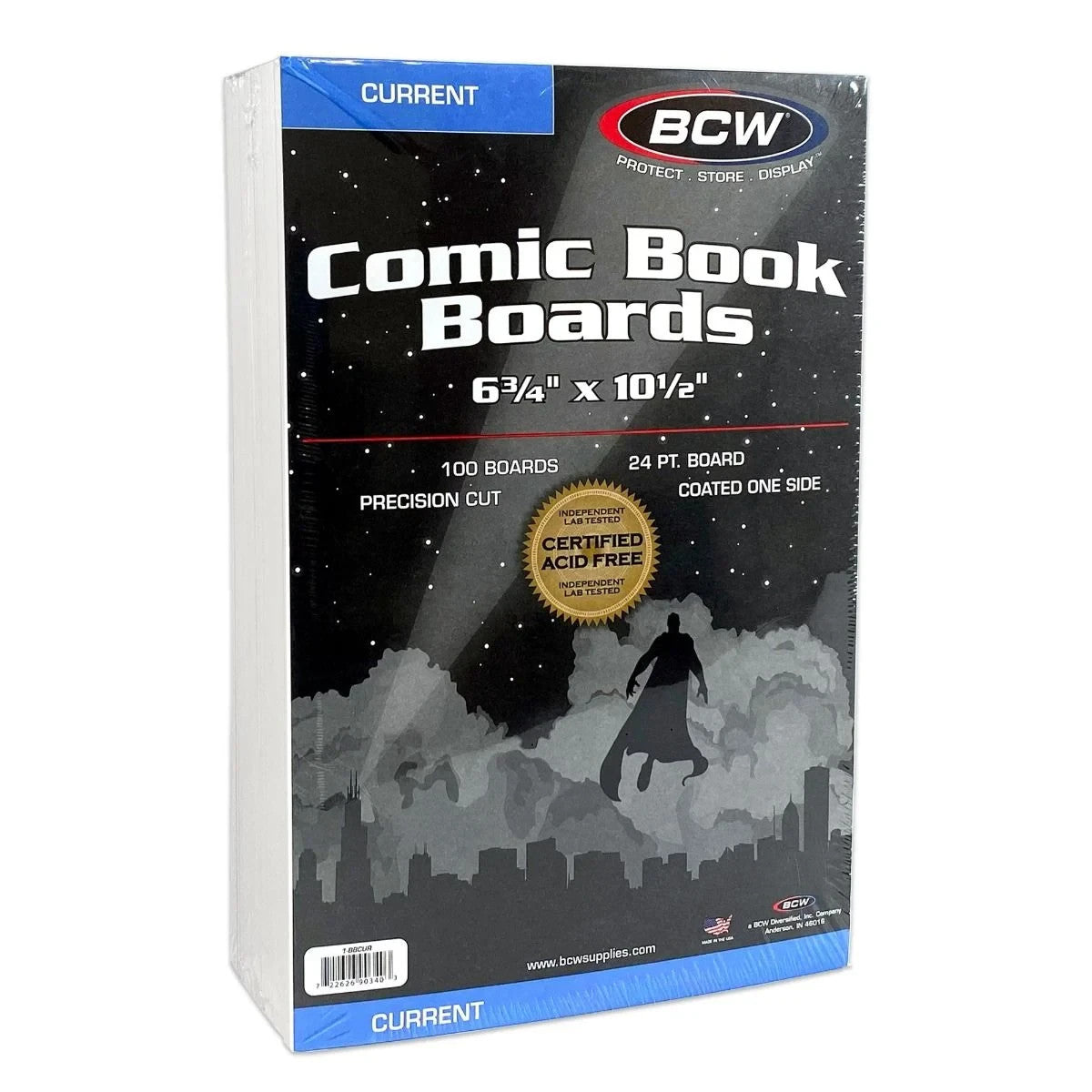 BCW - Resealable Current/Modern Comic Bags + Boards - Multiple Quantities