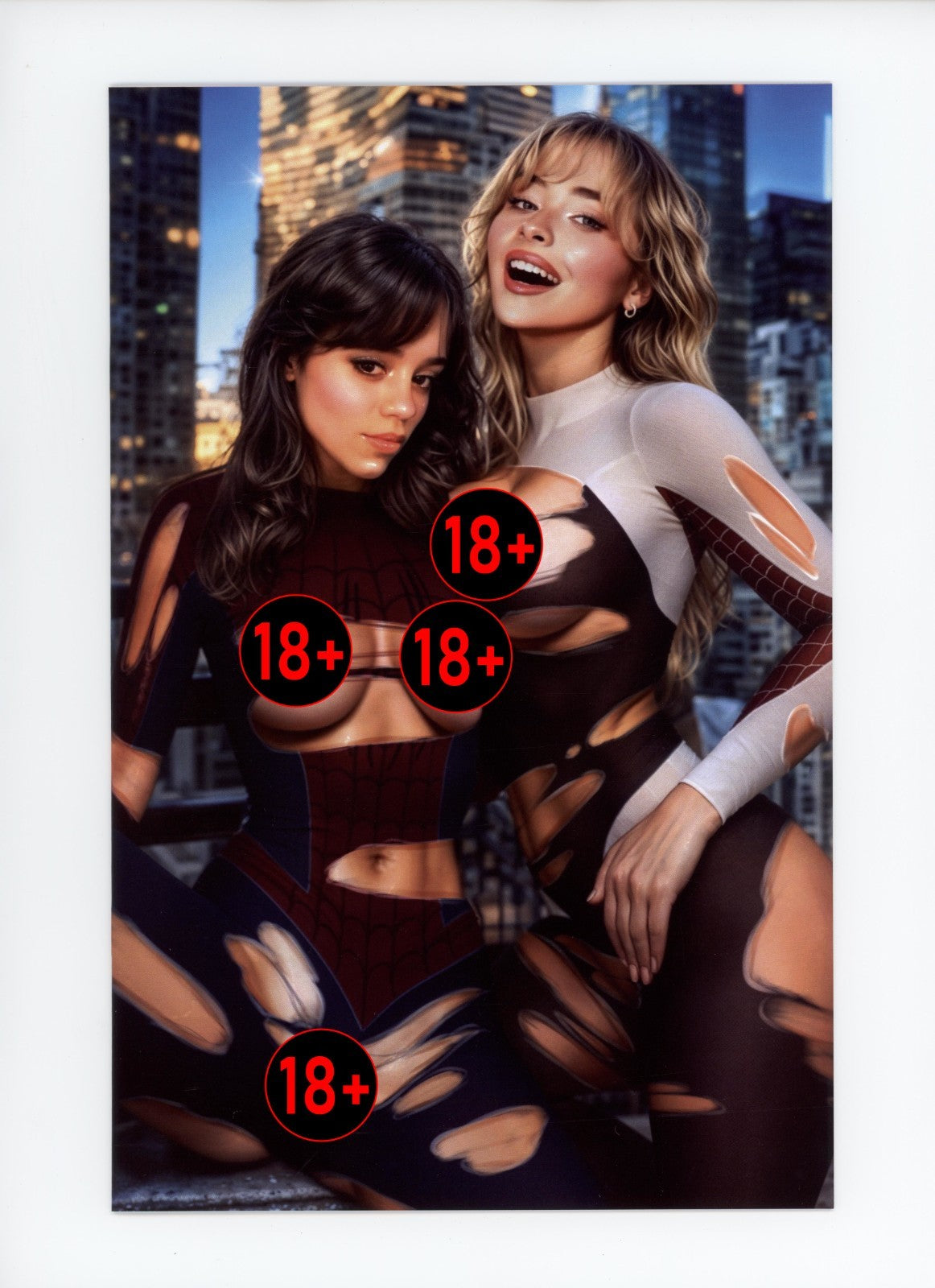 Totally Rad Halloween Story #2R "Tattered Naughty" Spider Gals Comic Book