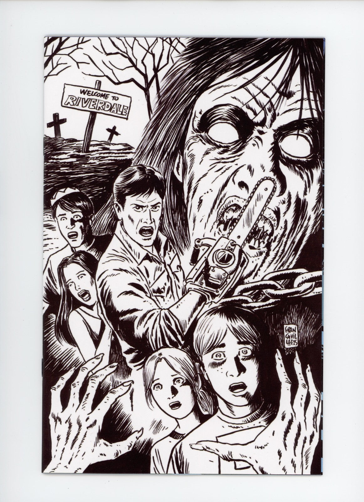 Archie x Army of Darkness #1X Francavilla B&W Blind Bag Virgin Variant - 2026