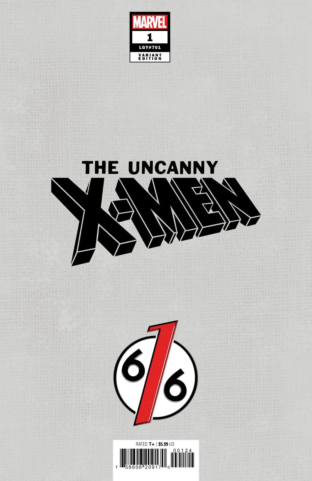UNCANNY X-MEN #1 - IVAN TALAVERA - Trade Dress Variant A LTD to 3000