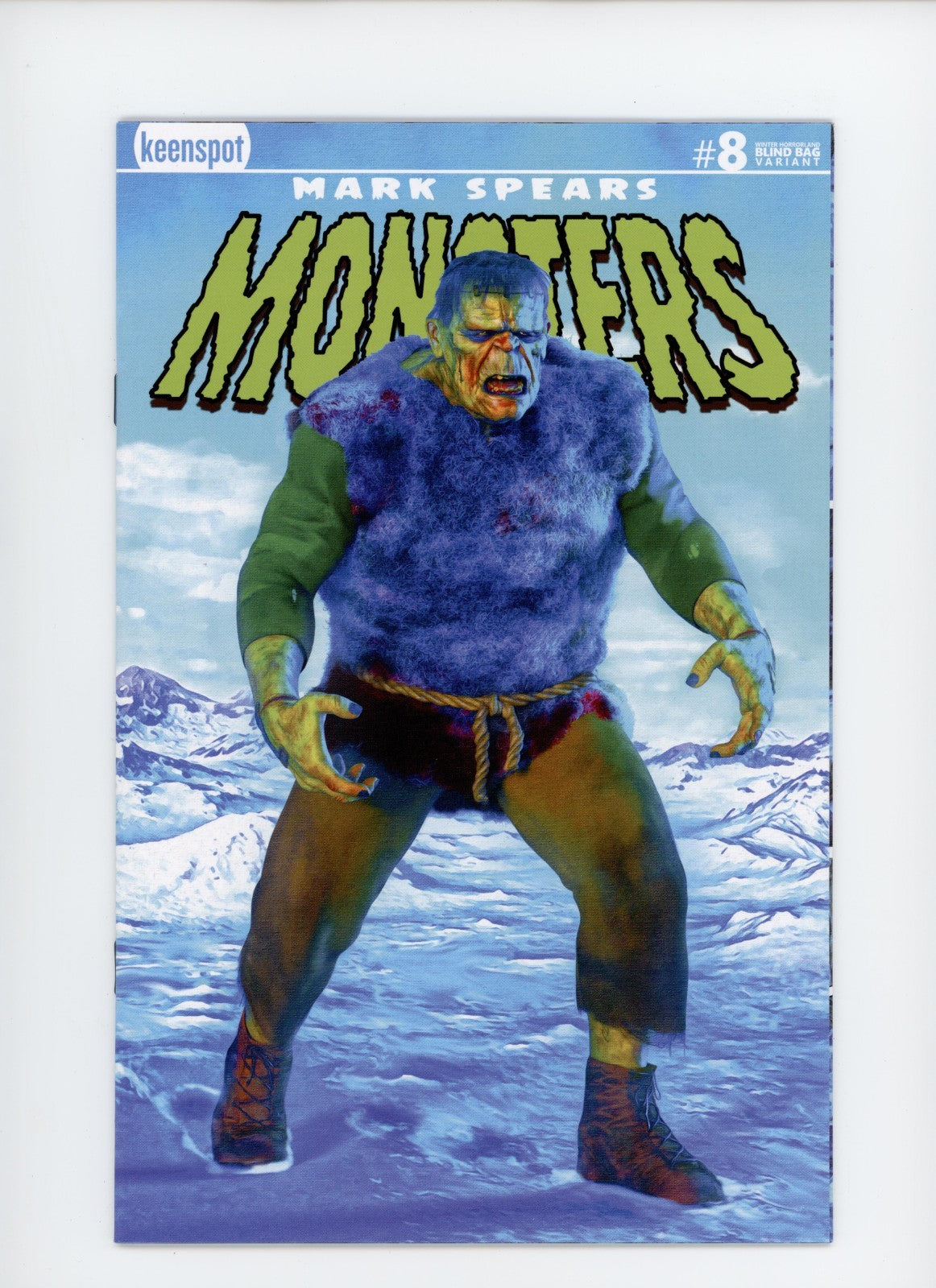 Mark Spears Monsters #8-A18 - Frankenstein Monster Keenspot Comics 2025