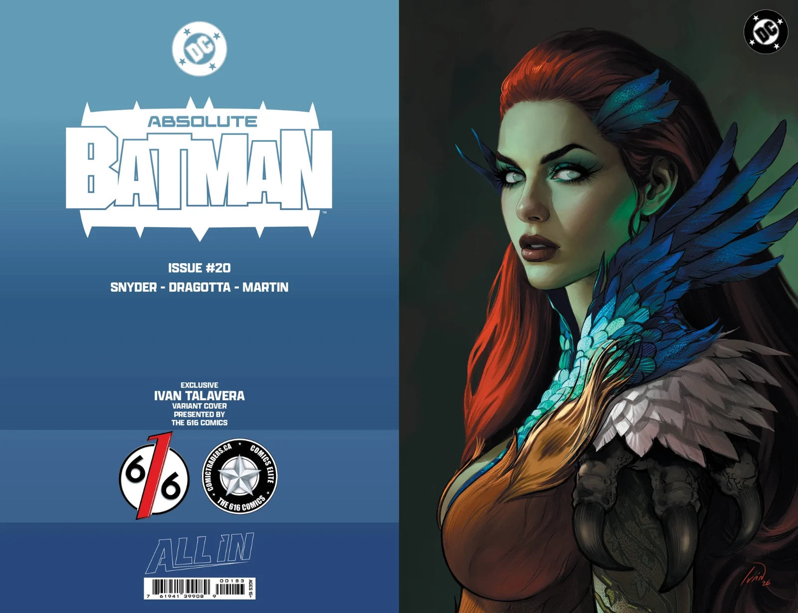 ABSOLUTE BATMAN #20 IVAN TALAVERA Virgin Variant B LTD 1000 - 2026