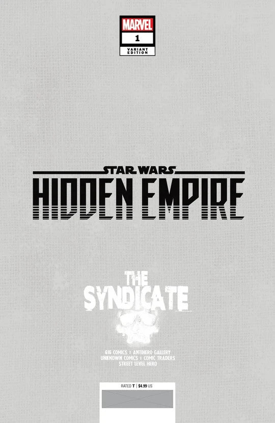 STAR WARS HIDDEN EMPIRE #1 - E.M. GIST - Virgin Variant DARTH VADER