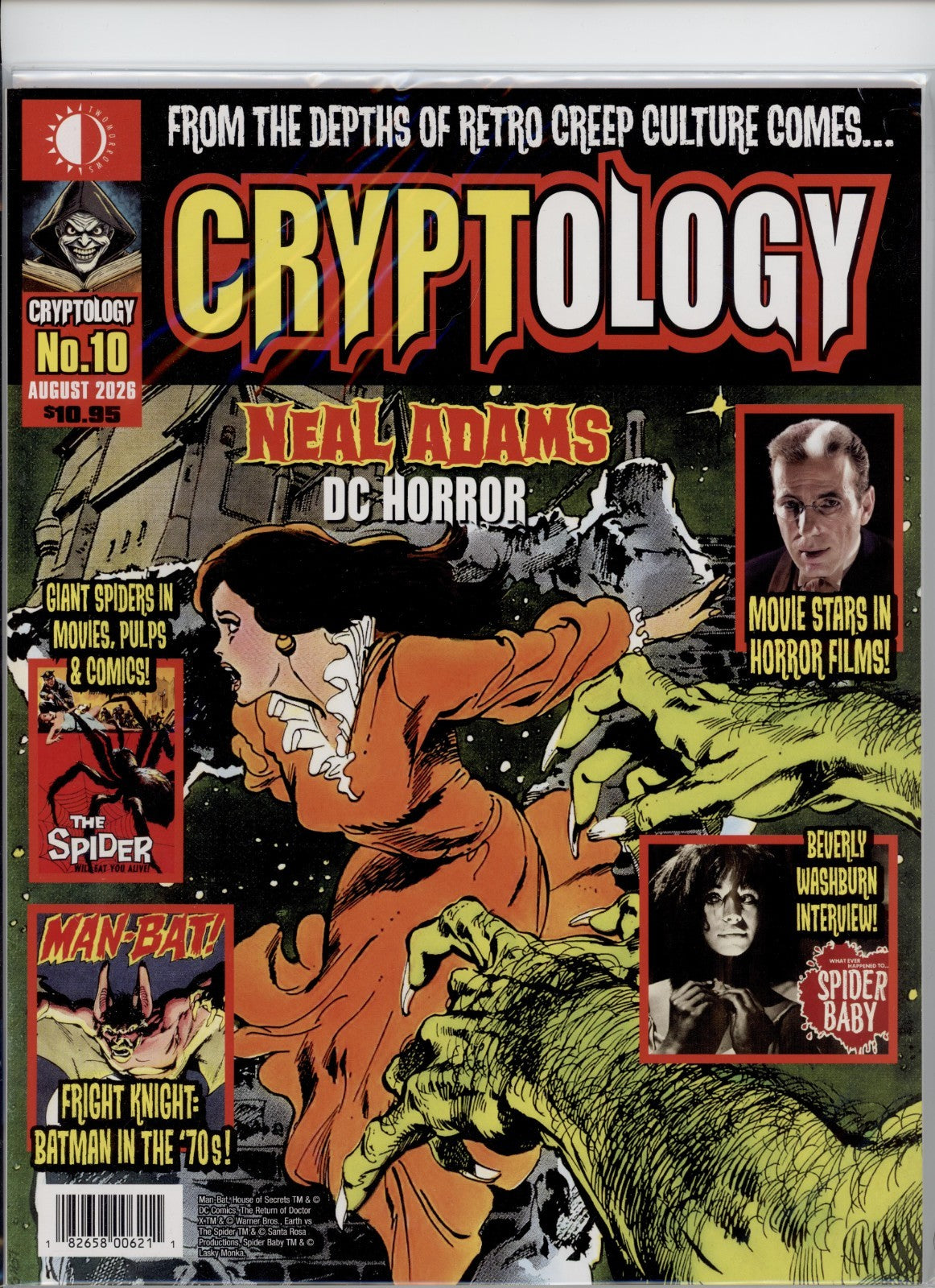 CRYPTOLOGY #10 Horror & Sci-Fi Magazine - DC Horror - 2026 -bent corner