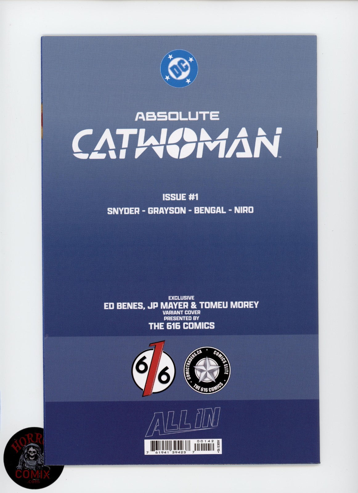 ABSOLUTE CATWOMAN #1 - EXCLUSIVE ED BENES Dress CVR A LTD 3000 - 2026