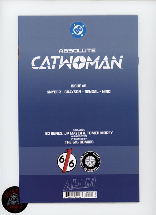 ABSOLUTE CATWOMAN #1 - EXCLUSIVE ED BENES Dress CVR A LTD 3000 - 2026