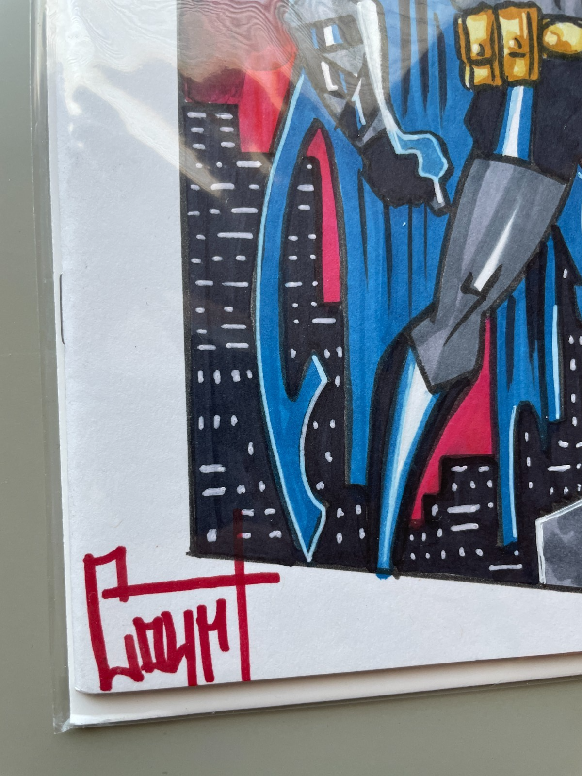 ABSOLUTE BATMAN #1 Blank VARIANT w/ BATMAN ADVENTURES SKETCH BY JESSICA COURT