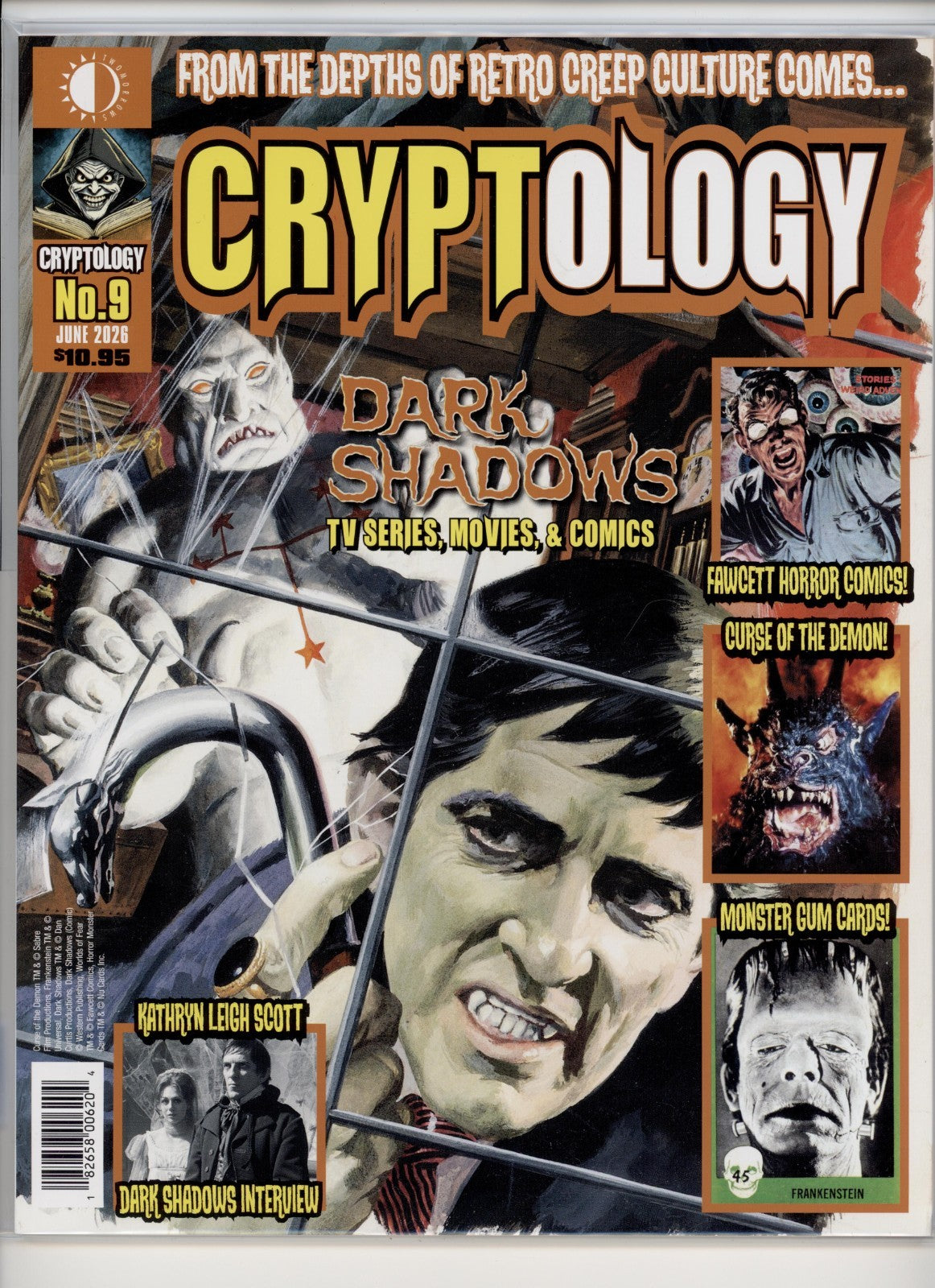 CRYPTOLOGY #9 Horror & Sci-Fi Magazine - Dark Shadows - 2026