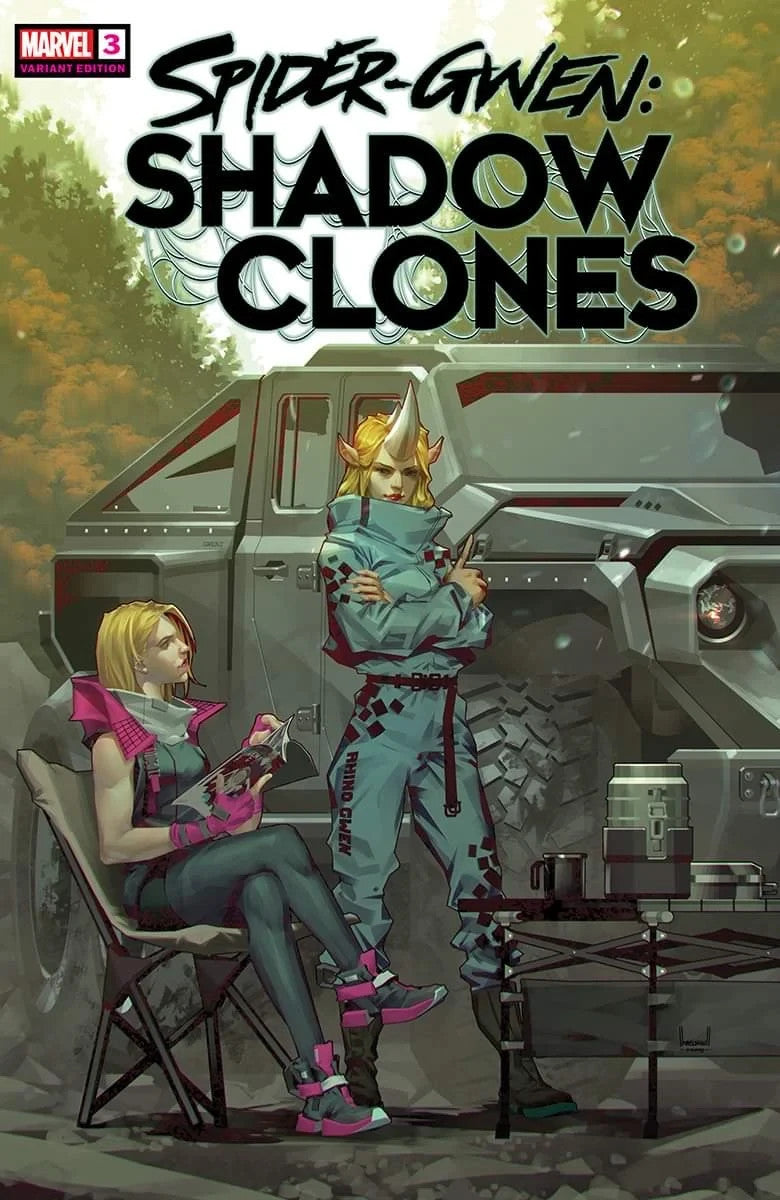 SPIDER-GWEN: SHADOW CLONES #3 KAEL NGU Trade Dress Variant - 2023