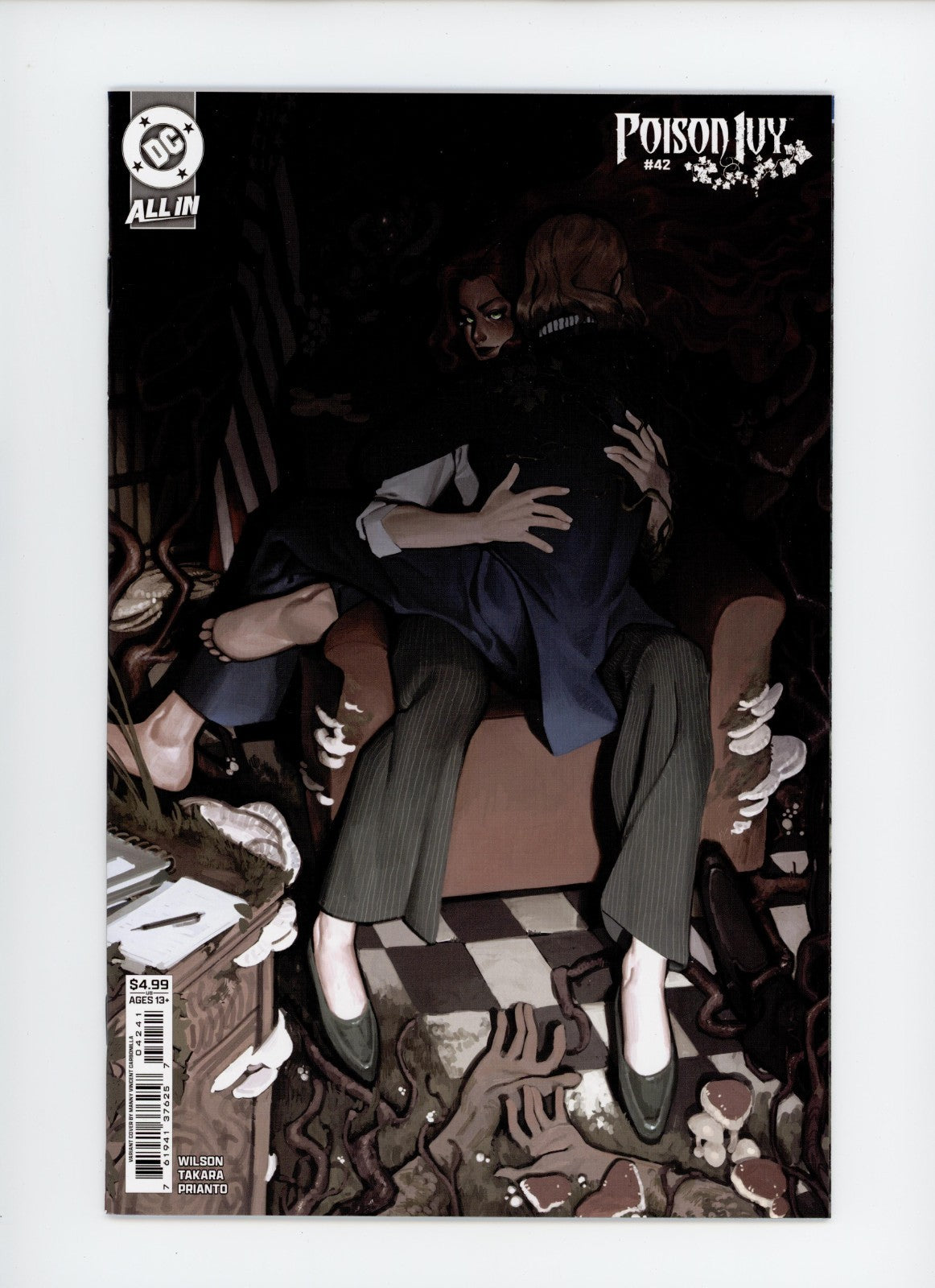 Poison Ivy #42D Manny Vincent Carbonilla Card Stock DC Comics - 2026