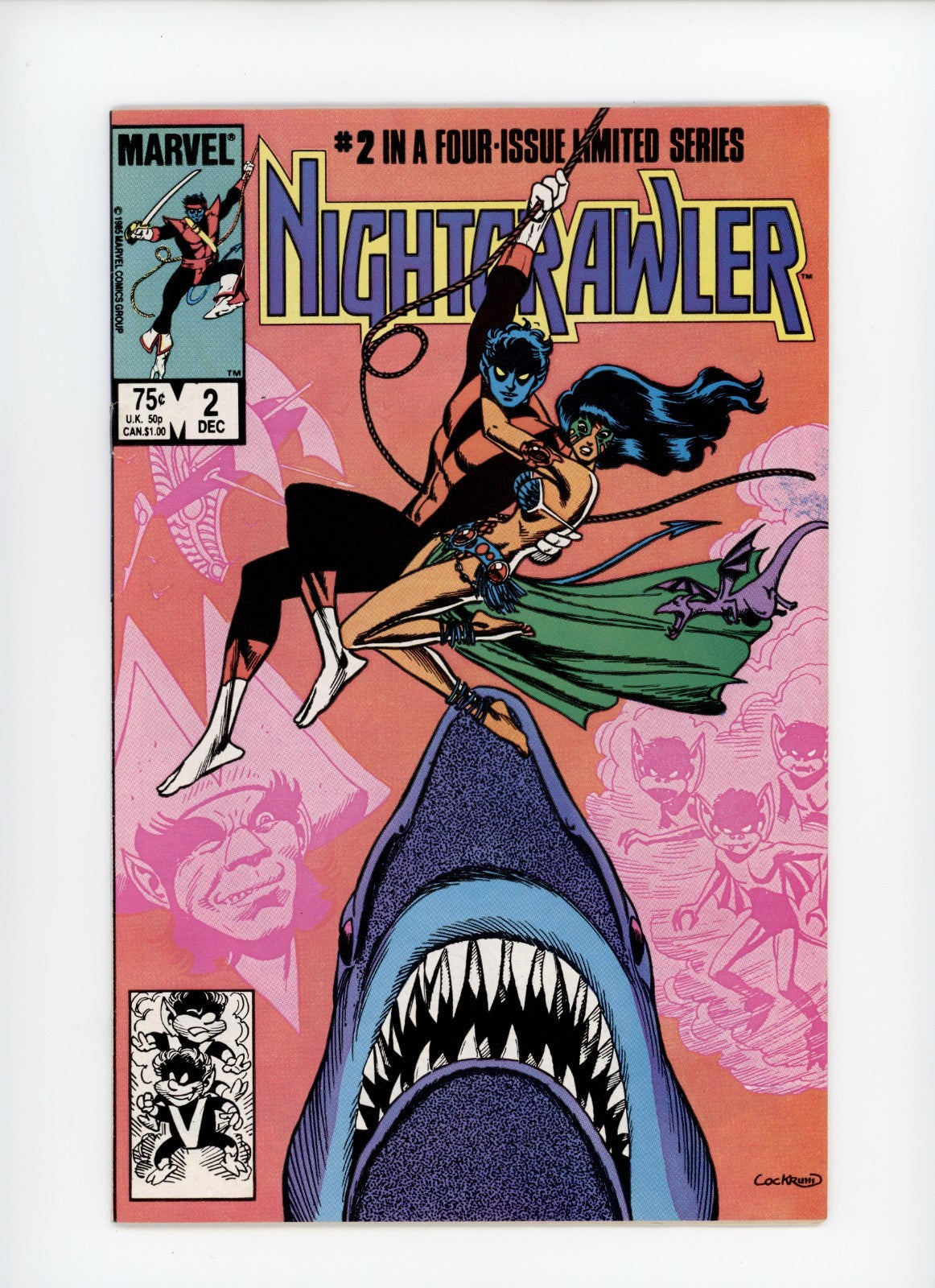 Nightcrawler #1 & #2 Marvel Comics - Shadowcat Cockrum 1985