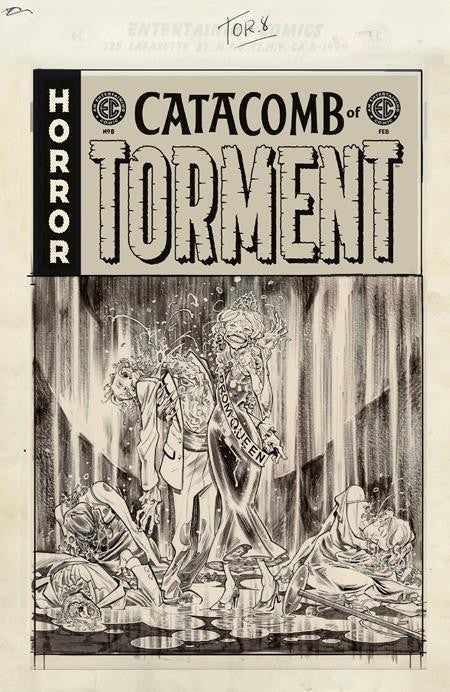 EC Catacomb Of Torment #8 CVR D 1:20 Tom Fowler B&W Artist Ed - Oni Press - 2025