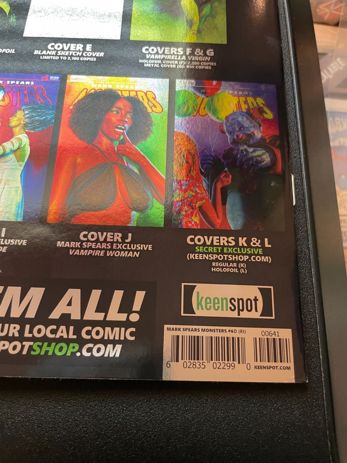 Mark Spears Monsters #6 Cover D 1:50 Incentive Holofoil The Witch Variant 2025