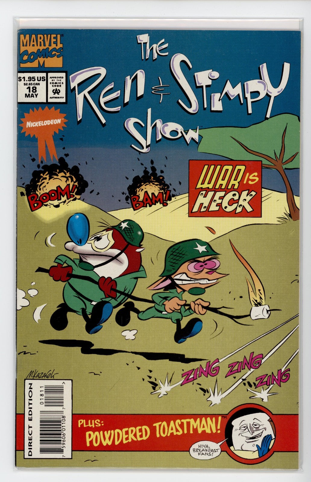 Ren And Stimpy Show Marvel Comic #11 - 20 Lot of 10 total NM
