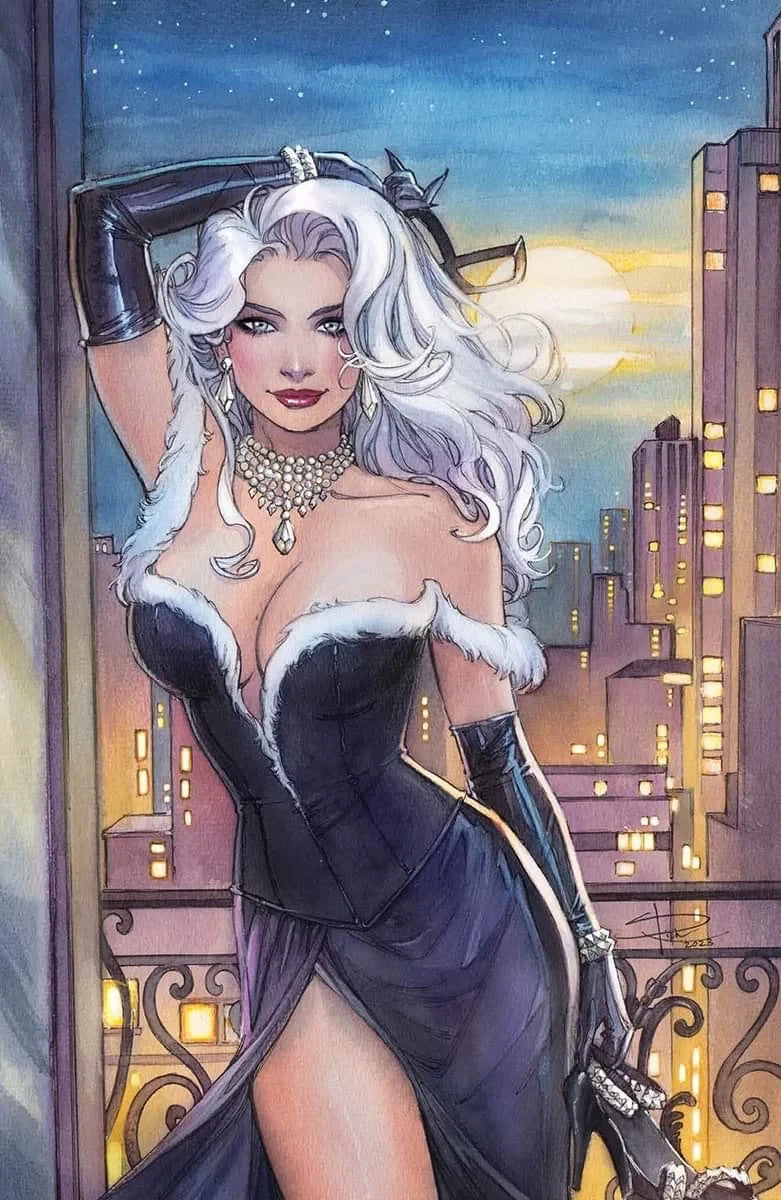 AMAZING SPIDER-MAN #35 - SABINE RICH - Virgin Variant BLACK CAT - 2023