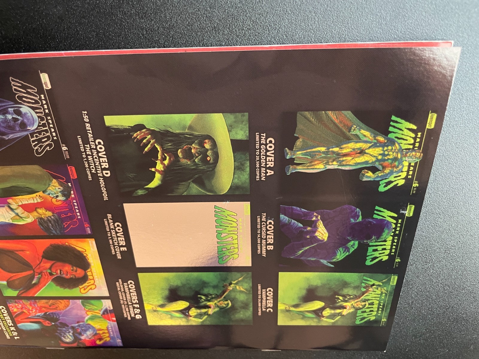 Mark Spears Monsters #6 Cover D 1:50 Incentive Holofoil The Witch Variant 2025