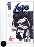 LOBO #1 SIGNED w/ SKETCH OF LOBO BY KEN HAESER - DF & DC Comics - 2026  -v1