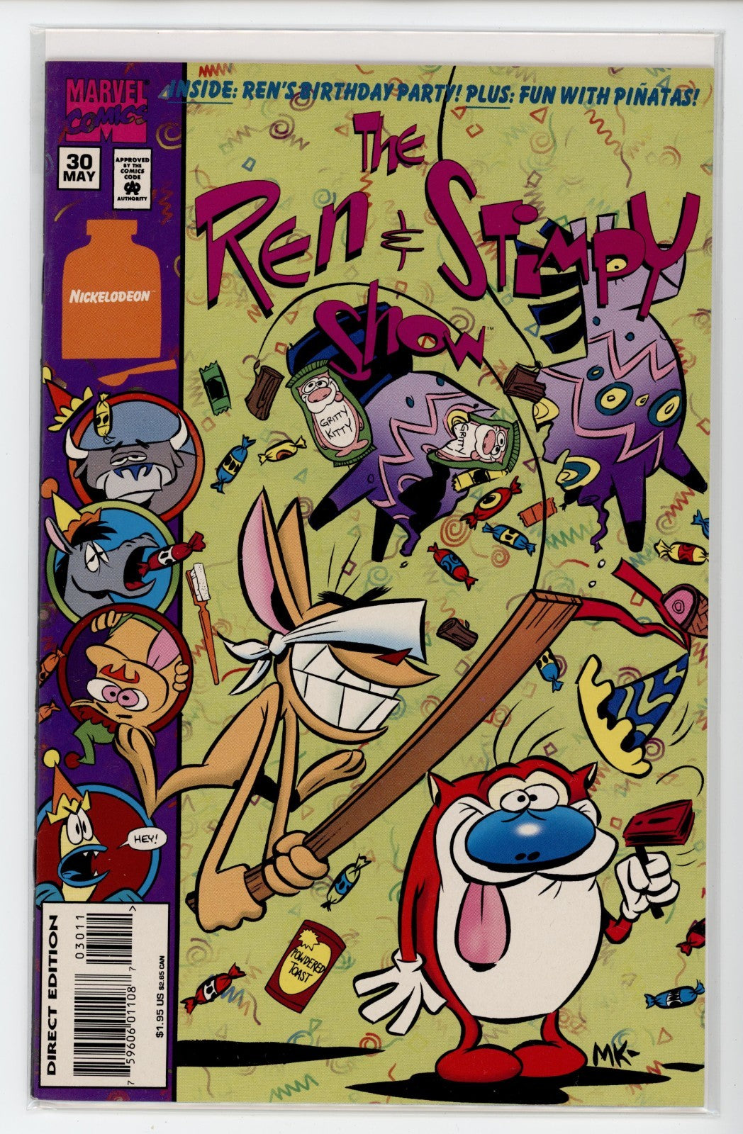 Ren And Stimpy Show Marvel Comic #21-30 Lot of 10 total NM